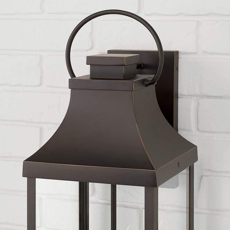Image 4 Capital Lighting Bradford 27" High Oiled Bronze Outdoor Wall Lantern more views
