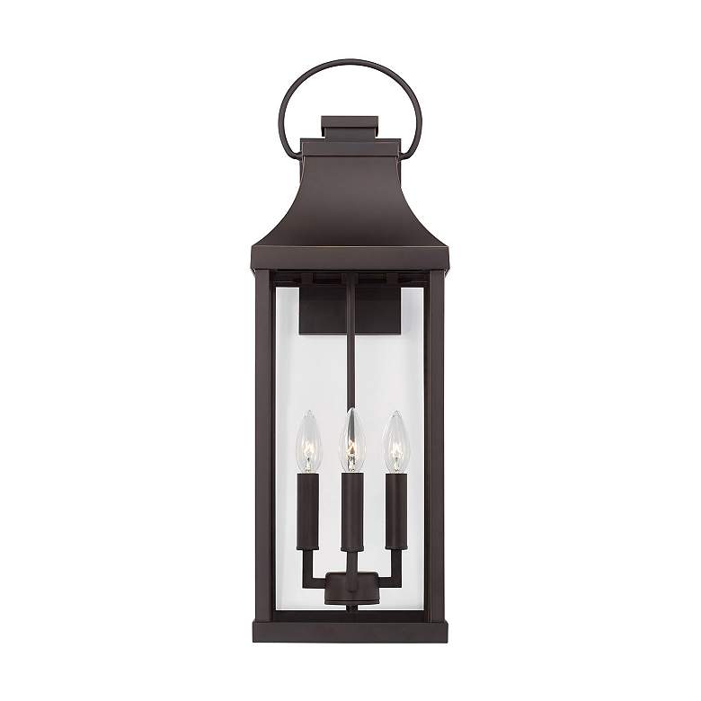 Image 6 Capital Lighting Bradford 27" High Oiled Bronze Outdoor Wall Lantern more views