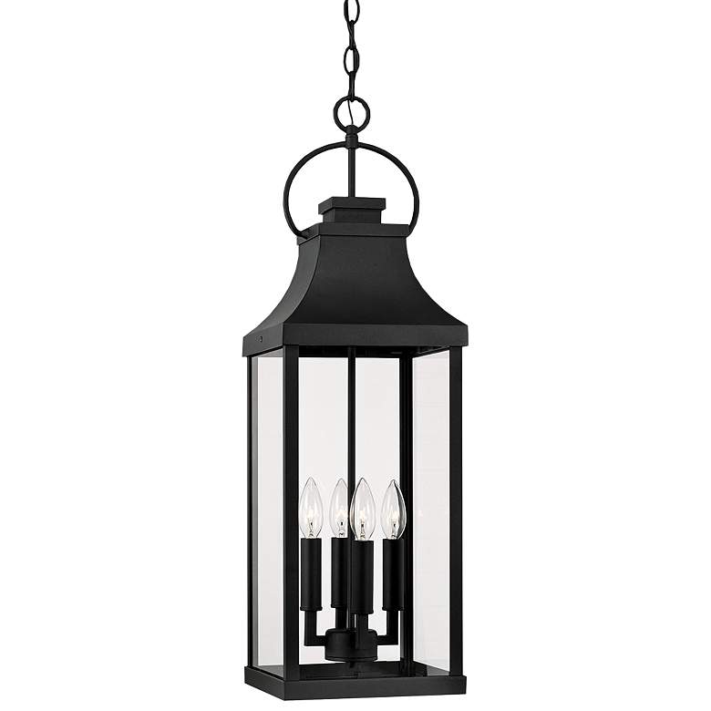 Image 2 Capital Lighting Bradford 29 1/2" Black 4-Light Outdoor Hanging Light