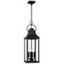2_Capital Lighting Bradford 29 1/2" Black 4-Light Outdoor Hanging Light
