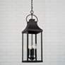 1_Capital Lighting Bradford 29 1/2" Black 4-Light Outdoor Hanging Light