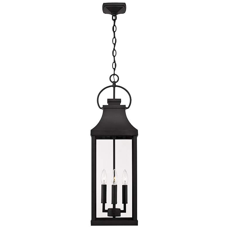 Image 4 Capital Lighting Bradford 29 1/2" Black 4-Light Outdoor Hanging Light more views