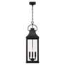 5_Capital Lighting Bradford 29 1/2" Black 4-Light Outdoor Hanging Light more views