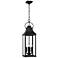 Capital Lighting Bradford 4 Light Outdoor Hanging-Lantern Black