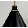 Thumbnail3 of Capital Lighting Bradley 1 Light Pendant Aged Brass and Black more views