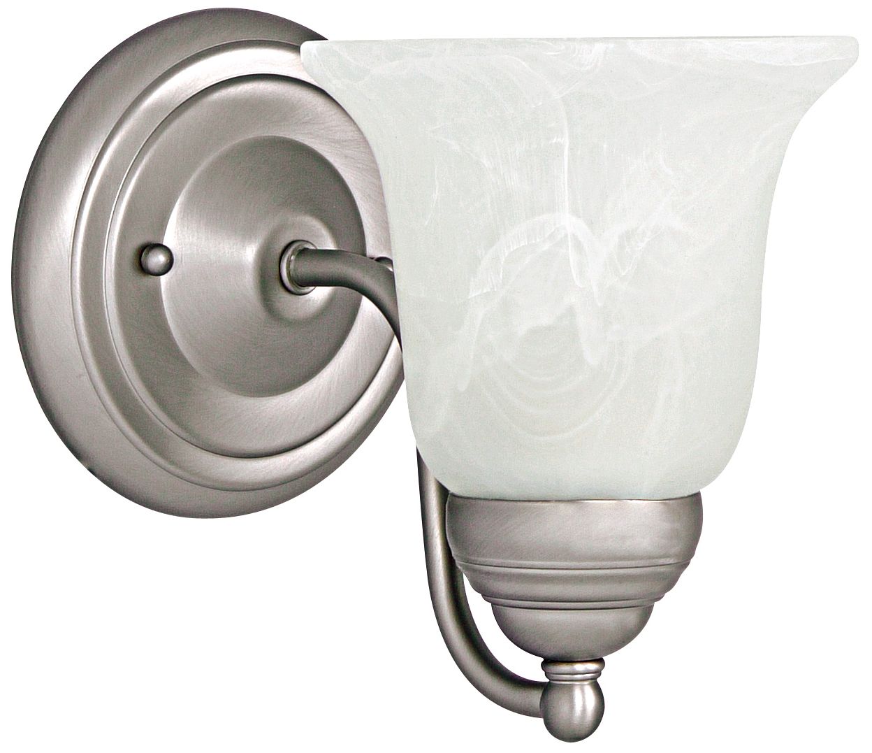 Capital Lighting Brady 1 Light Sconce 5.5" Matte Nickel