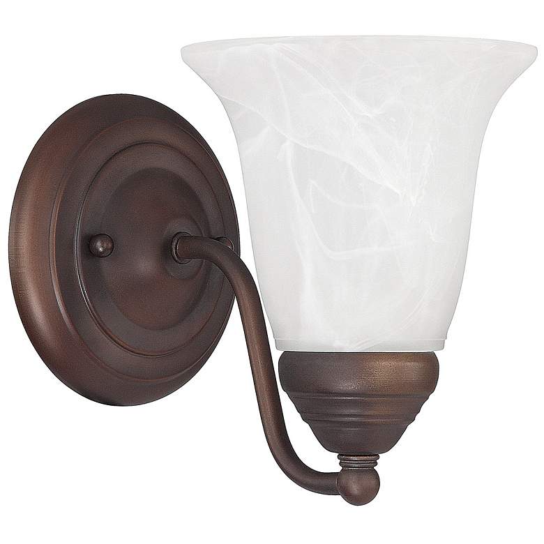 Image 1 Capital Lighting Brady 1 Light Sconce Burnished Bronze