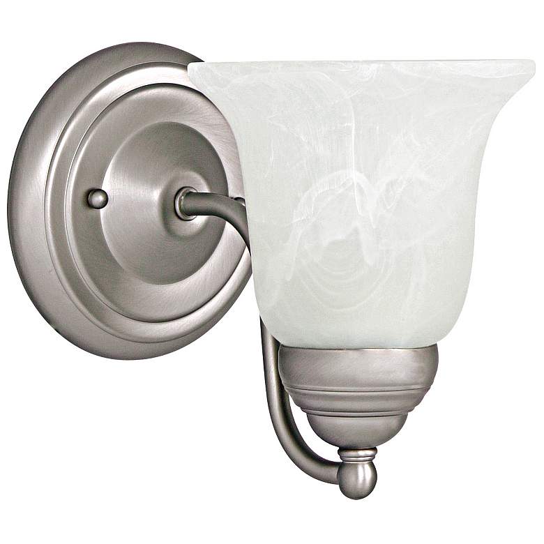 Image 1 Capital Lighting Brady 1 Light Sconce Matte Nickel