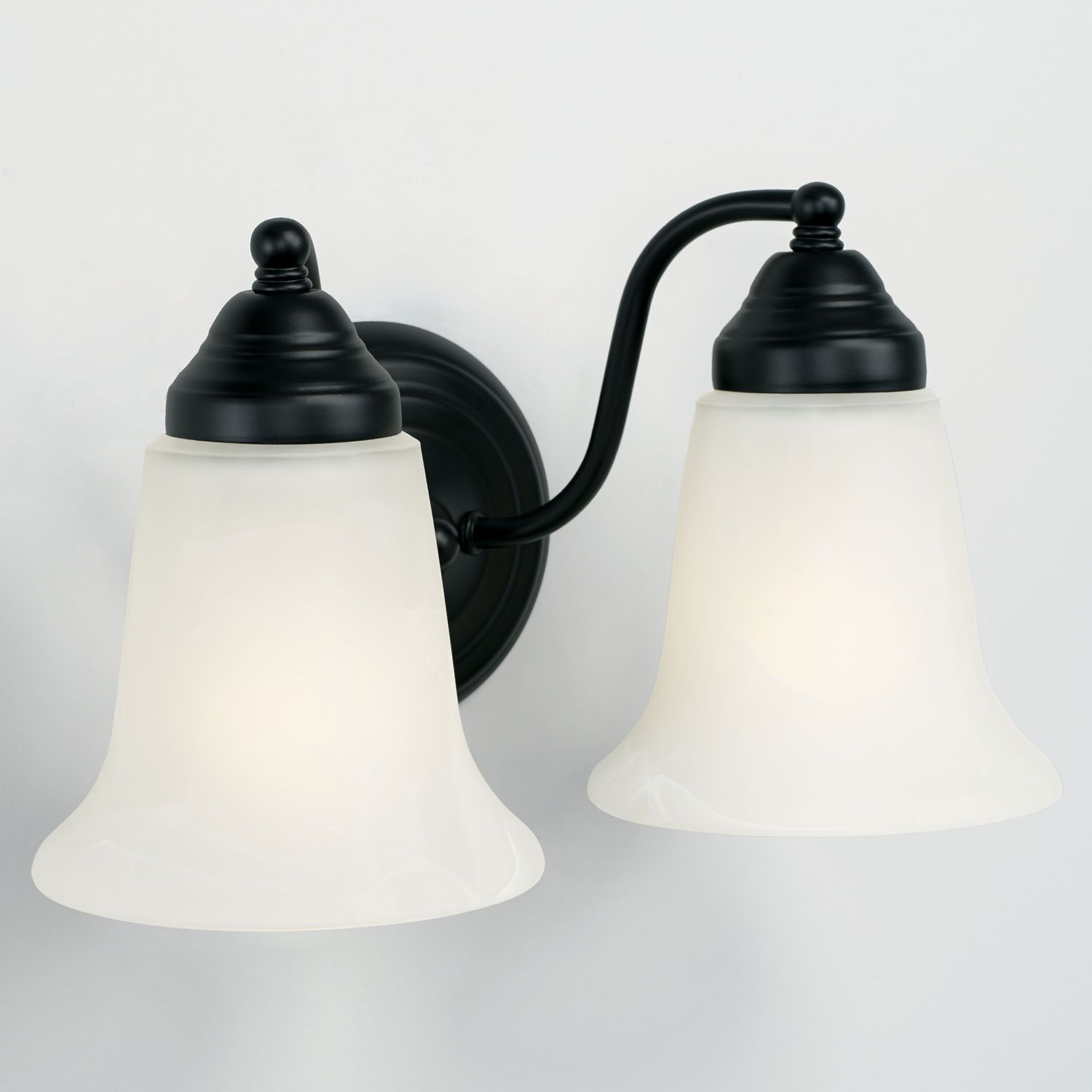 Image 3 Capital Lighting Brady 2 Light Vanity 12" Matte Black more views