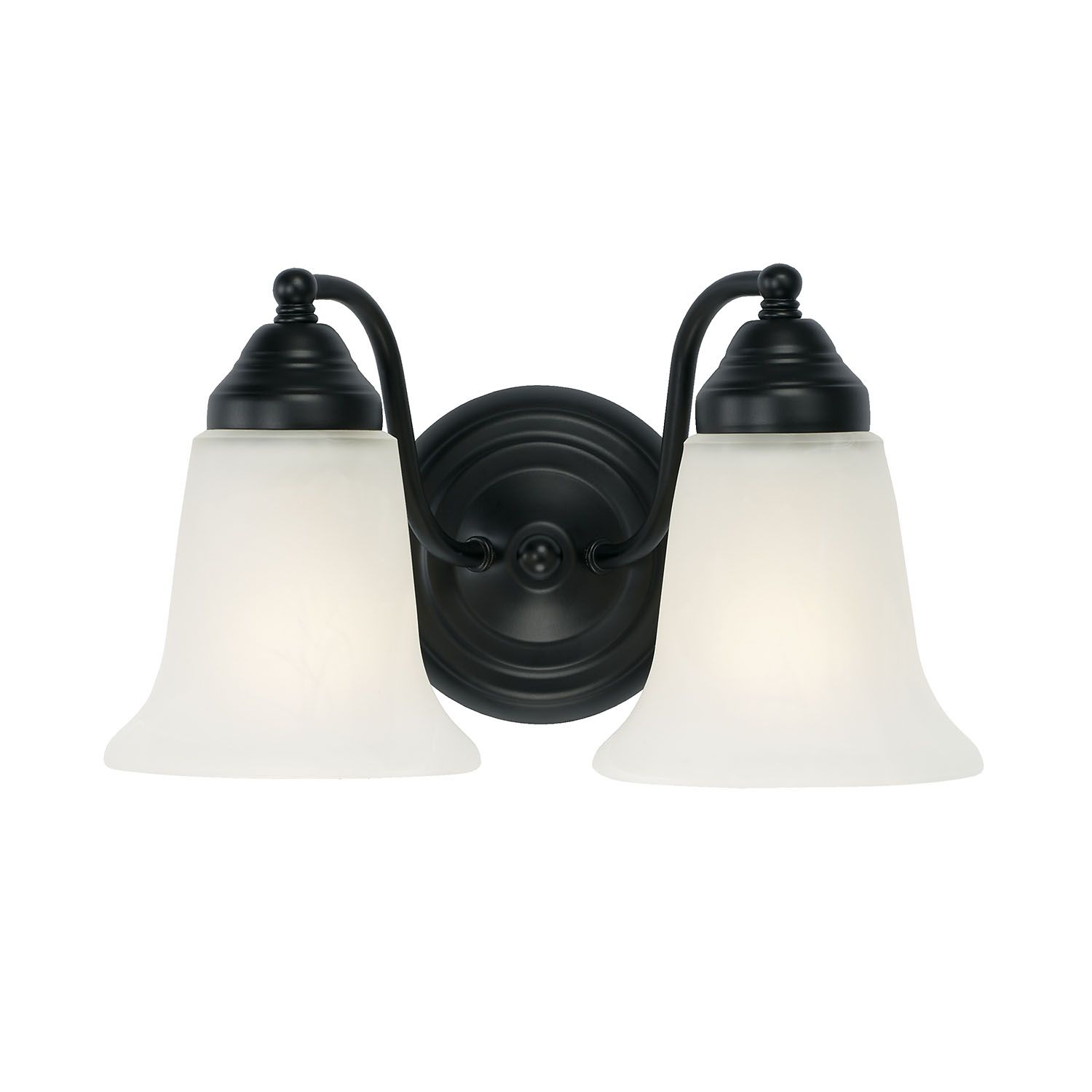 Image 5 Capital Lighting Brady 2 Light Vanity 12" Matte Black more views