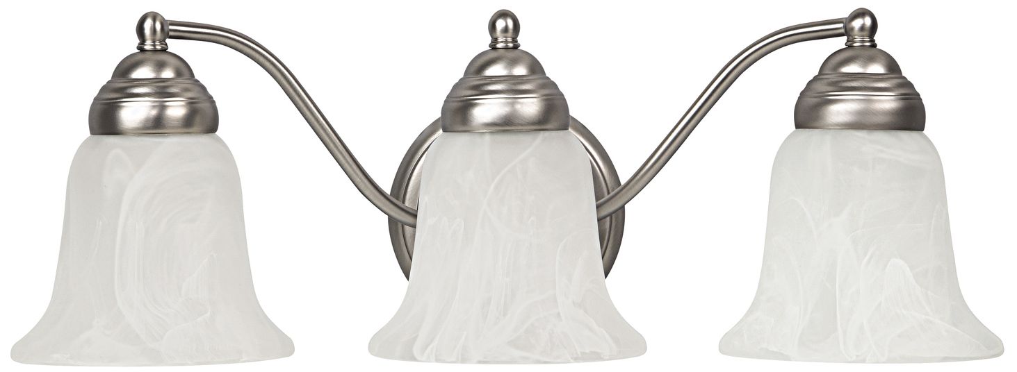 Capital Lighting Brady 3 Light Vanity 19" Matte Nickel