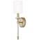 Capital Lighting Breigh 1 Light Sconce Brushed Champagne