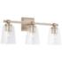 Capital Lighting Breigh 3 Light Vanity Brushed Champagne
