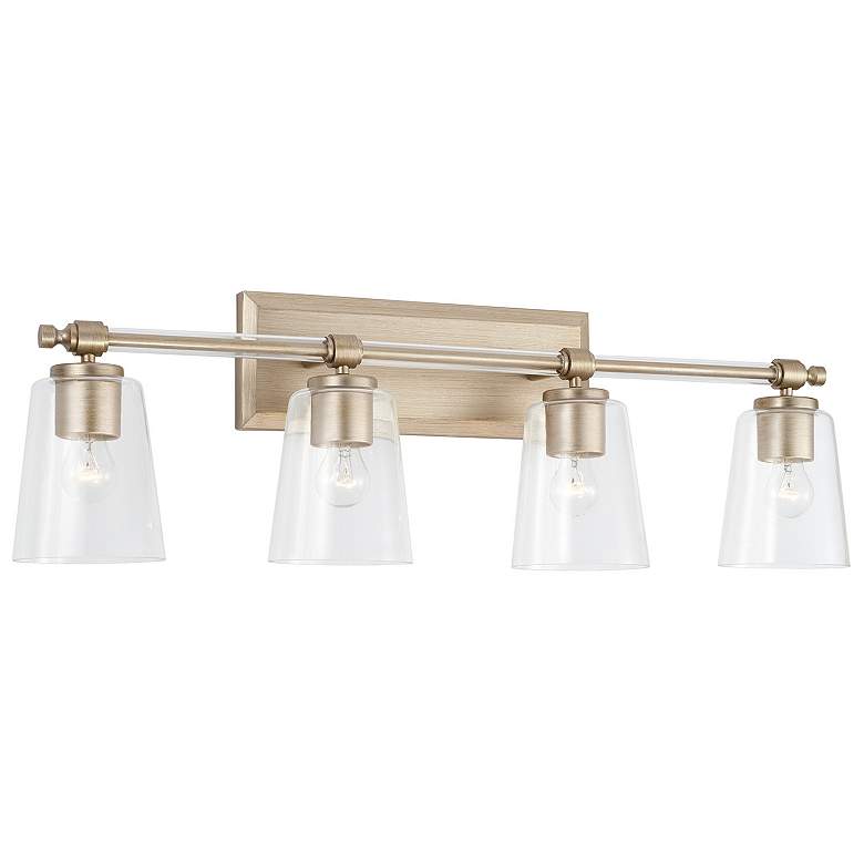 Image 1 Capital Lighting Breigh 4 Light Vanity Brushed Champagne