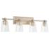 Capital Lighting Breigh 4 Light Vanity Brushed Champagne