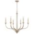 Capital Lighting Breigh 6 Light Chandelier Brushed Champagne