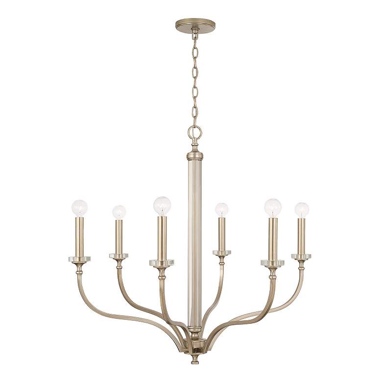 Image 4 Capital Lighting Breigh 6 Light Chandelier Brushed Champagne more views