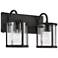 Capital Lighting Brennen 2 Light Vanity Black Iron