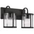 Capital Lighting Brennen 2 Light Vanity Black Iron