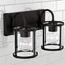3_Capital Lighting Brennen 2 Light Vanity Black Iron more views