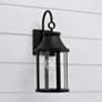 Capital Lighting Bridger 1 Light Outdoor Wall Lantern 7.5" Black