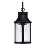 Capital Lighting Bridger 1 Light Outdoor Wall Lantern 7.5" Black