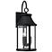 Capital Lighting Bridger 3 Light Outdoor Wall Lantern 9.75" Black