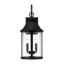 4_Capital Lighting Bridger 3 Light Outdoor Wall Lantern 9.75" Black more views
