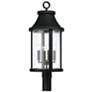 Thumbnail2 of Capital Lighting Bridger 4 Light Outdoor Post Lantern 15.5" Black