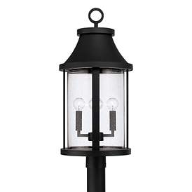 Image5 of Capital Lighting Bridger 4 Light Outdoor Post Lantern 15.5" Black more views