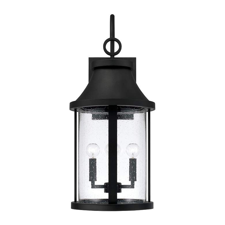 Image 5 Capital Lighting Bridger 4 Light Outdoor Wall Lantern 11.5" Black more views
