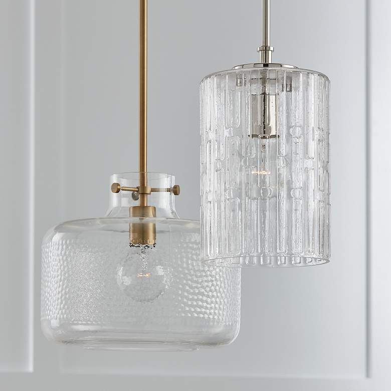 Image 5 Capital Lighting Brighton 1 Light Pendant Aged Brass more views