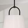 Thumbnail4 of Capital Lighting Brody 16" Wide 1-Light Matte Black Pendant more views