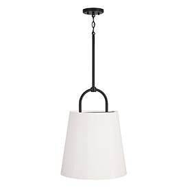 Image5 of Capital Lighting Brody 16" Wide 1-Light Matte Black Pendant more views