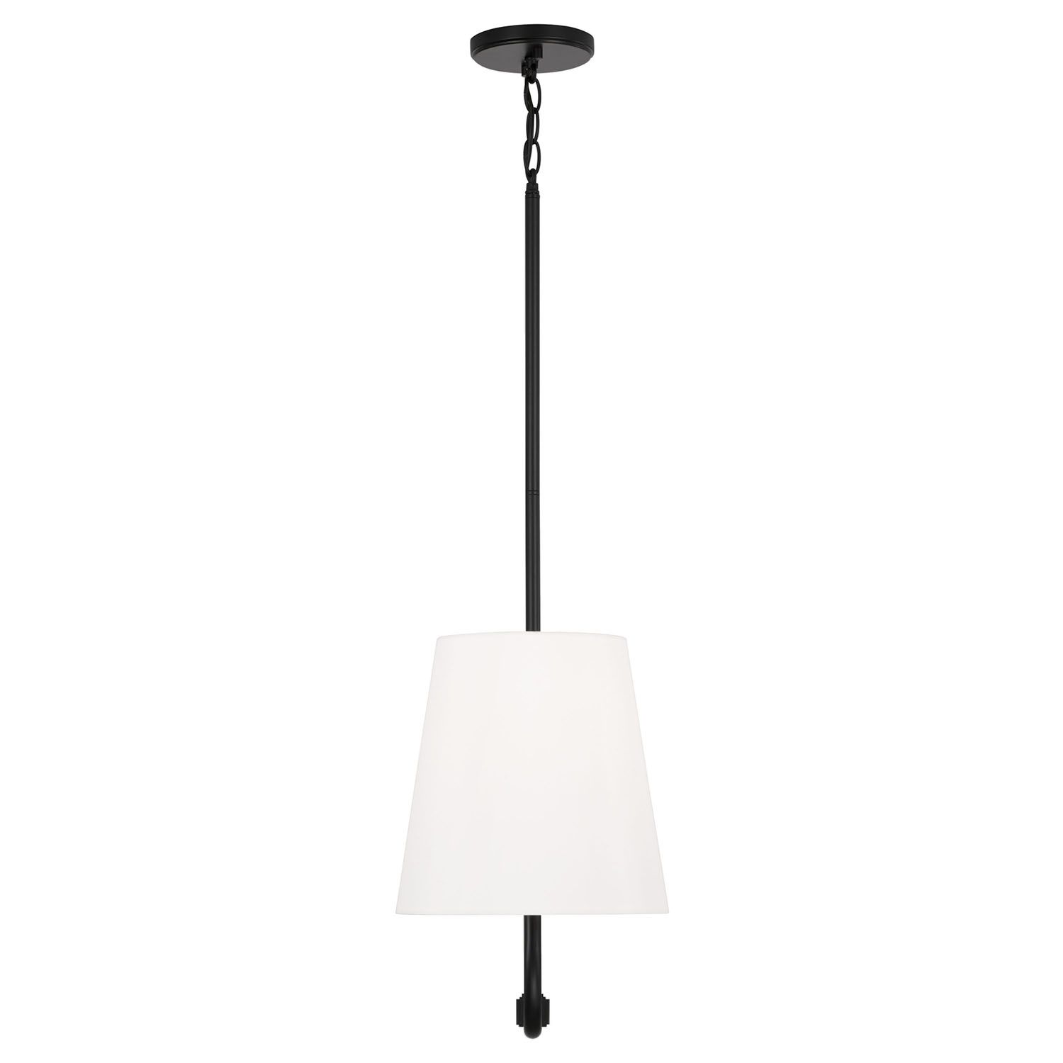 Image 4 Capital Lighting Brody 2 Light Linear Chandelier 50" Matte Black more views