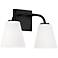Capital Lighting Brody 2 Light Vanity Matte Black