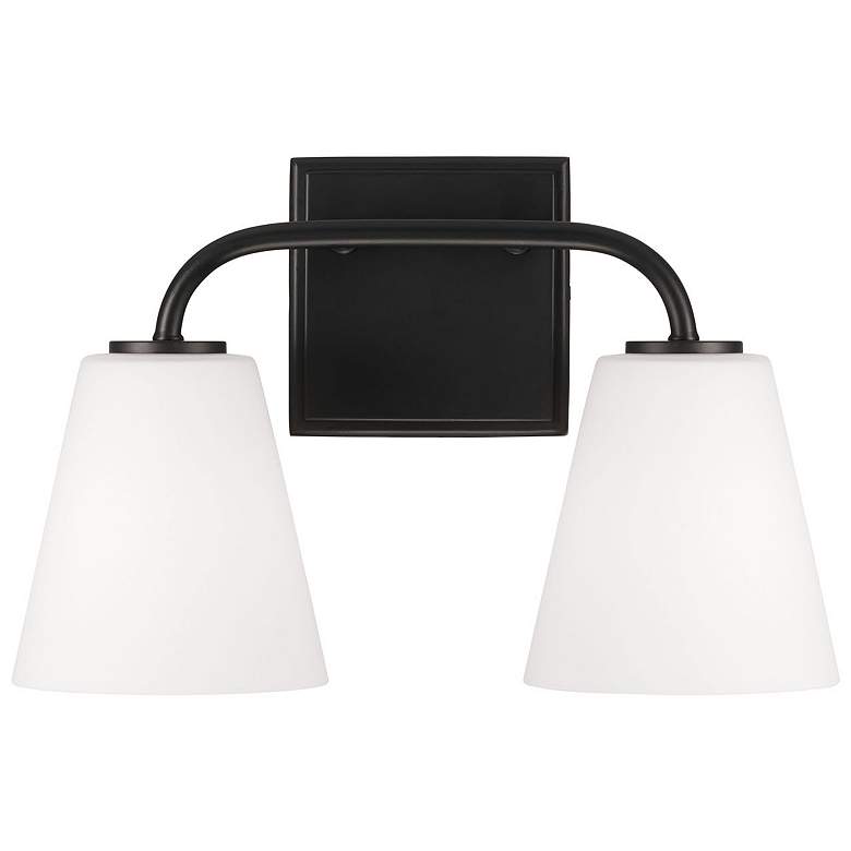 Image 5 Capital Lighting Brody 2 Light Vanity Matte Black more views