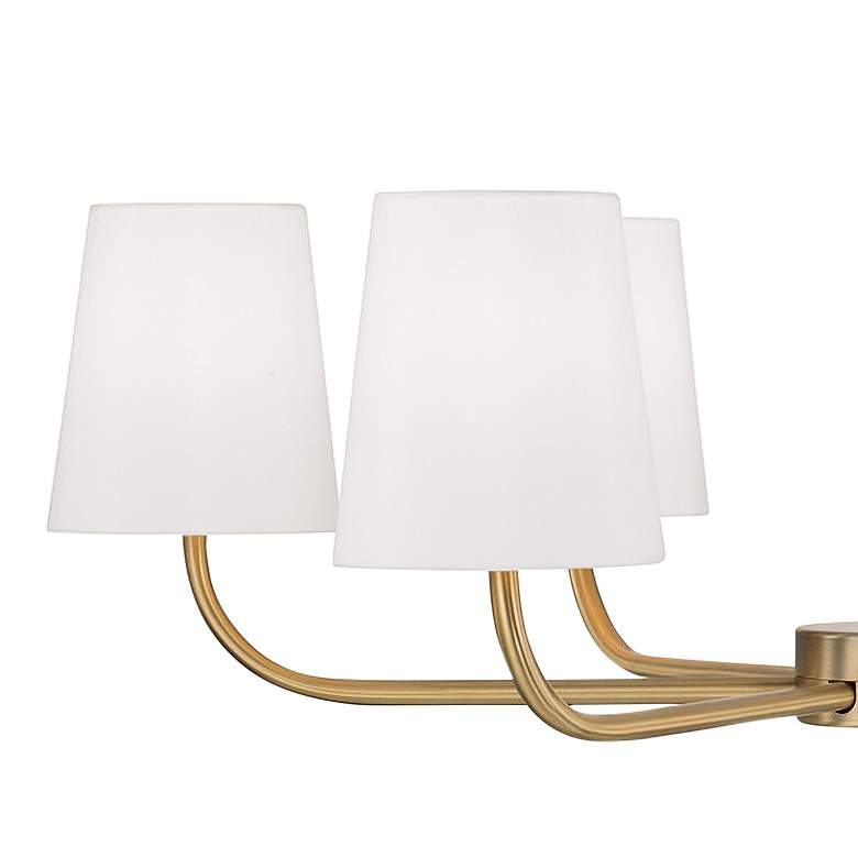 Image 3 Capital Lighting Brody 34 1/2" Wide Aged Brass 6-Light Chandelier more views