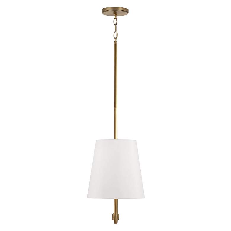 Image 4 Capital Lighting Brody 50" Wide Aged Brass Kitchen Island Light more views