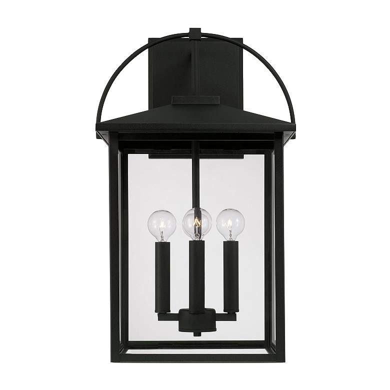 Image 4 Capital Lighting Bryson 4 Light Outdoor Hanging-Lantern Black more views