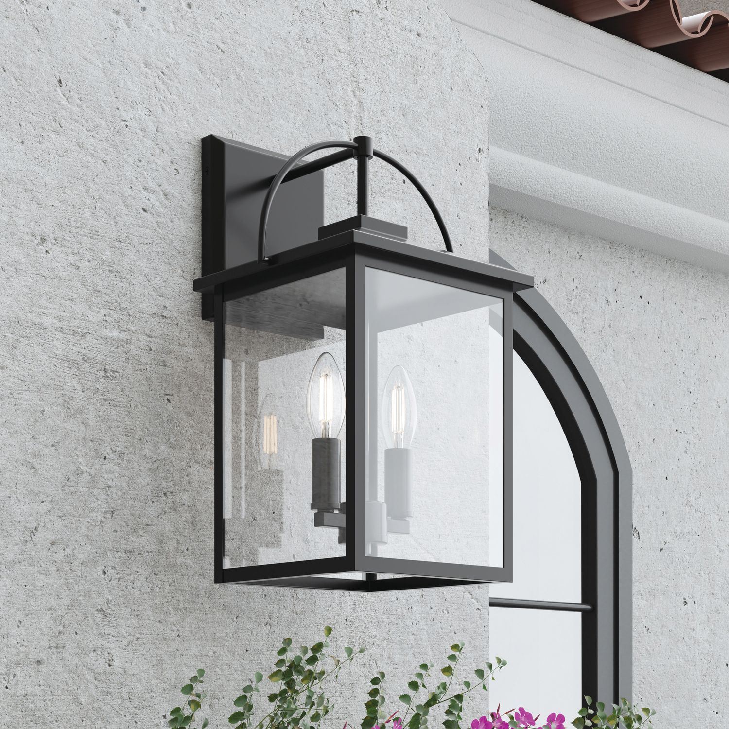 Capital Lighting Bryson 4 Light Outdoor Hanging-Lantern Black