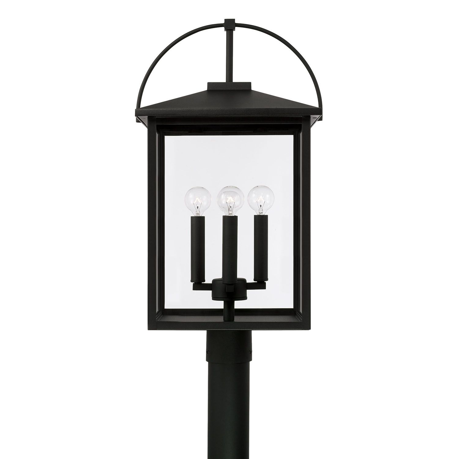 Image 4 Capital Lighting Bryson 4 Light Outdoor Post lantern 13.25" Black more views