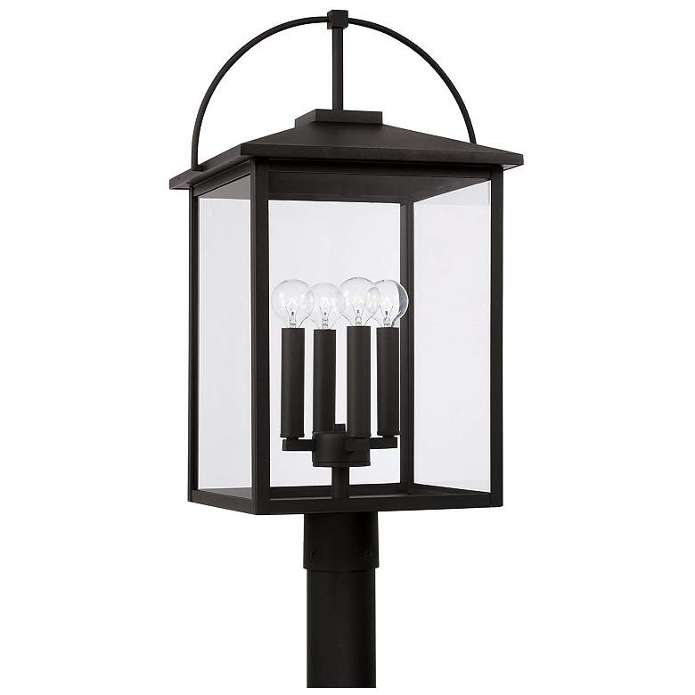 Image 1 Capital Lighting Bryson 4 Light Outdoor Post-Lantern Black