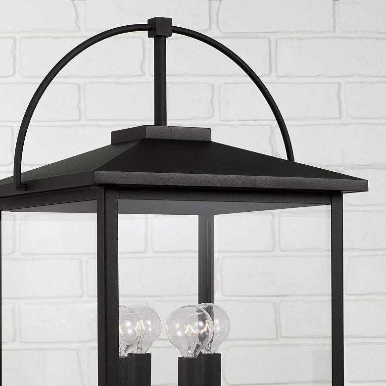 Image 3 Capital Lighting Bryson 4 Light Outdoor Post-Lantern Black more views