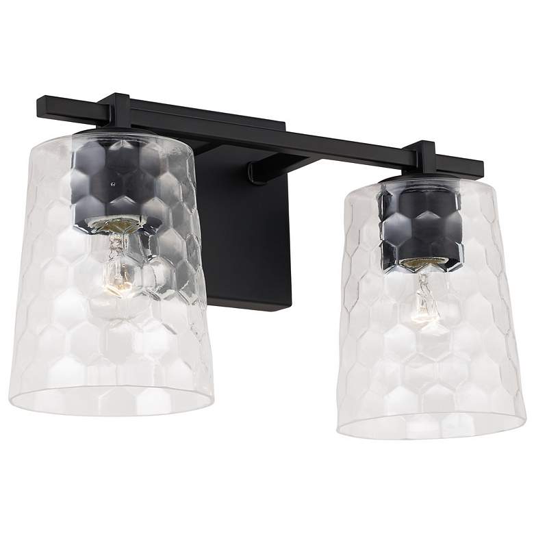 Image 1 Capital Lighting Burke 2 Light Vanity Matte Black