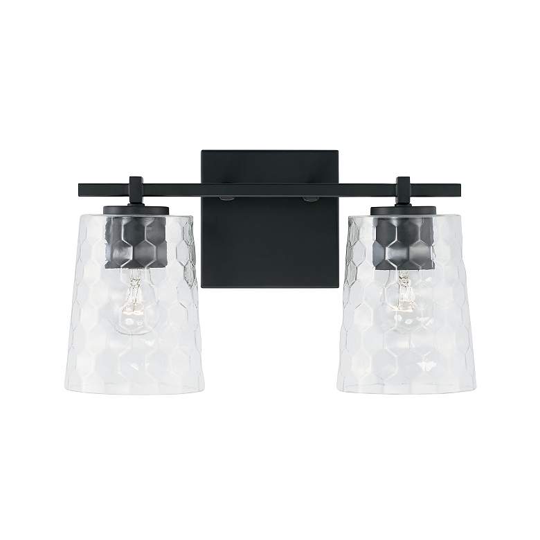 Image 4 Capital Lighting Burke 2 Light Vanity Matte Black more views