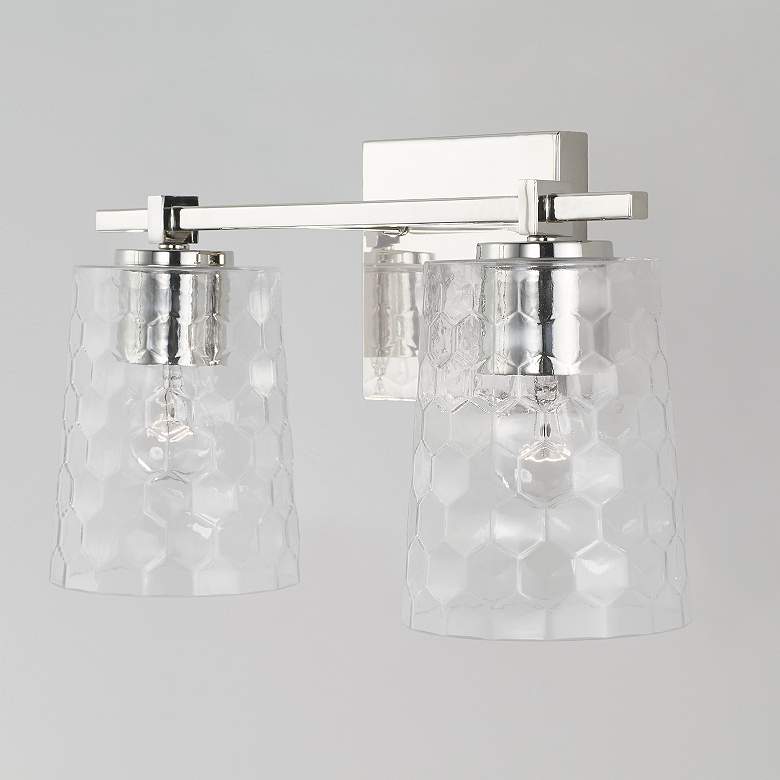 Image 3 Capital Lighting Burke 2 Light Vanity Polished Nickel more views