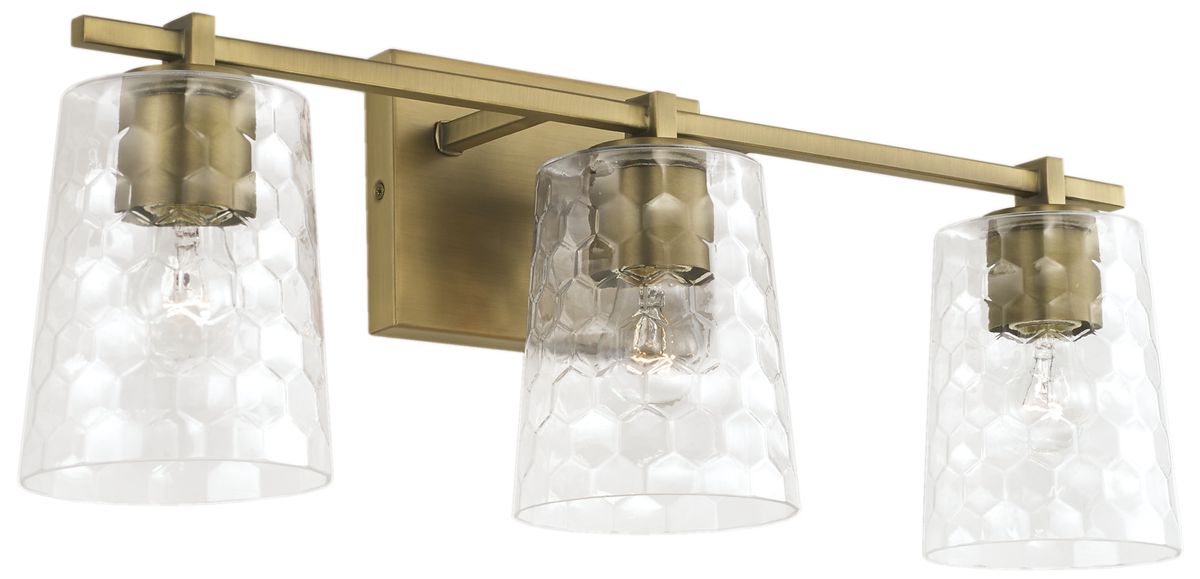 Thumbnail2 of Capital Lighting Burke 3 Light Vanity 24" Aged Brass