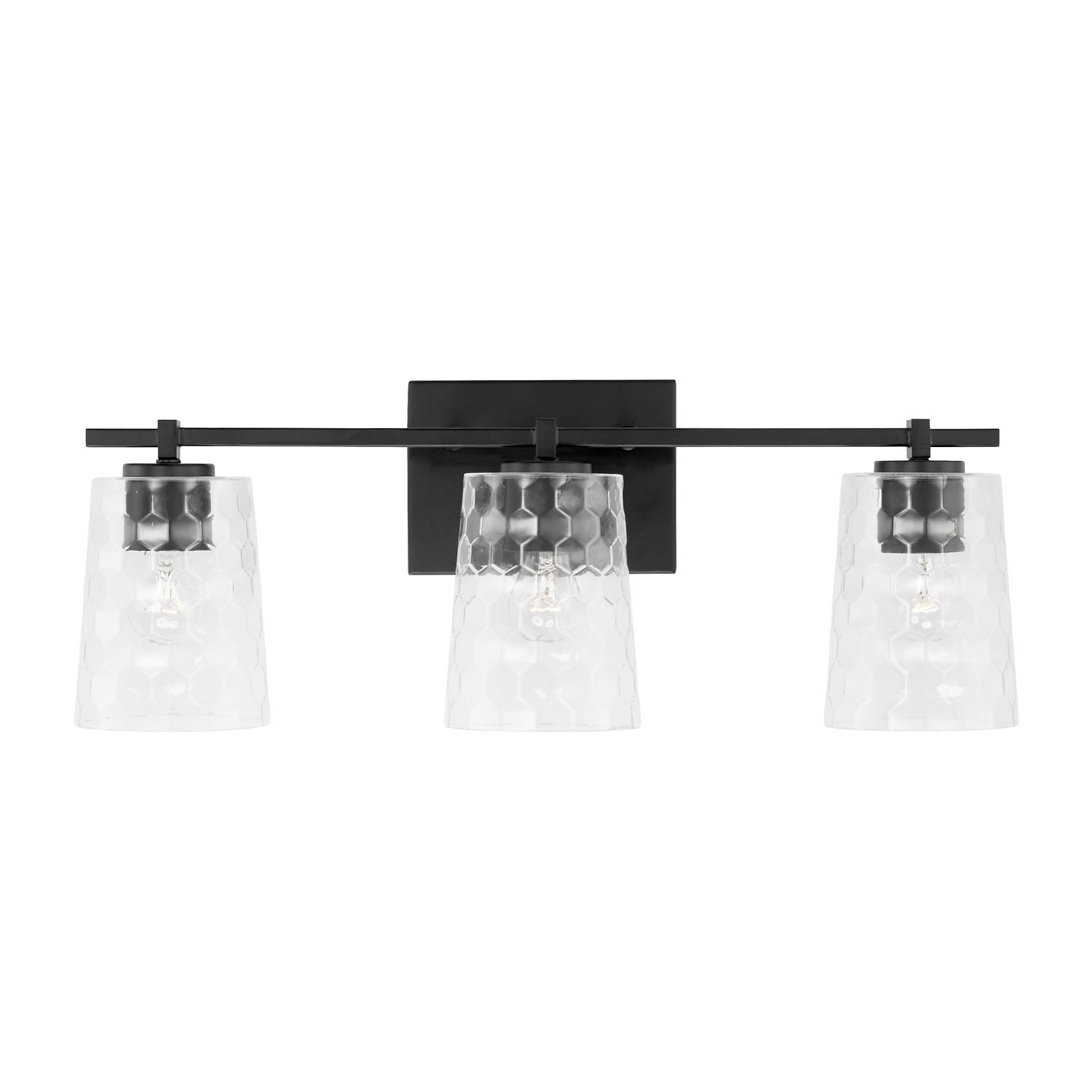 Image 3 Capital Lighting Burke 3 Light Vanity 24" Matte Black more views
