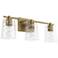 Capital Lighting Burke 3 Light Vanity Aged Brass